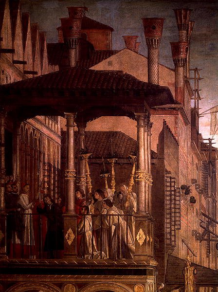 The Miracle of the Relic of the True Cross on the Rialto Bridge (detail)