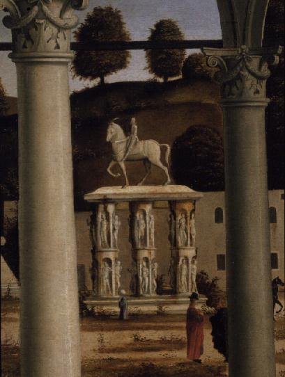 Equestrian Monument, from the Debate of St. Stephen (detail)