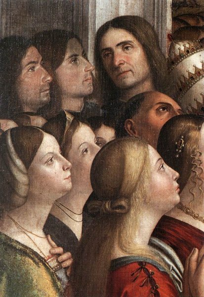 Apotheosis of St Ursula (detail) 1491