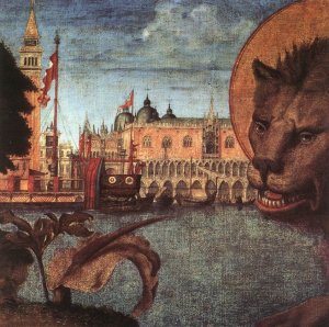 The Lion of St Mark (detail 1) 1516