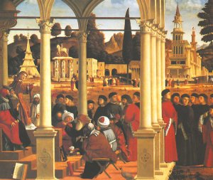 Life of St. Jerome: Vision of St. Augustine (Storie di san Gerolamo: Visione di sant'Agostino)